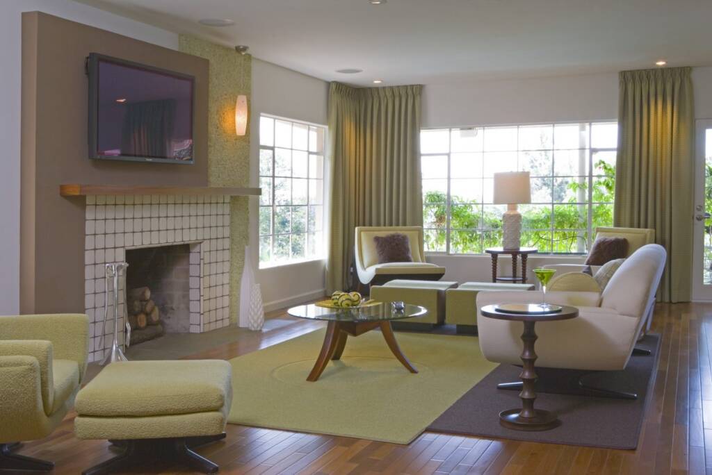 Color Block MidCentury Modern - Living Room